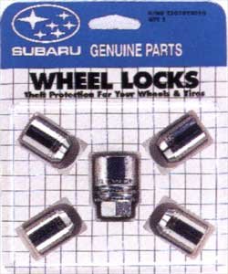 2002 Subaru Outback Wheel Locks